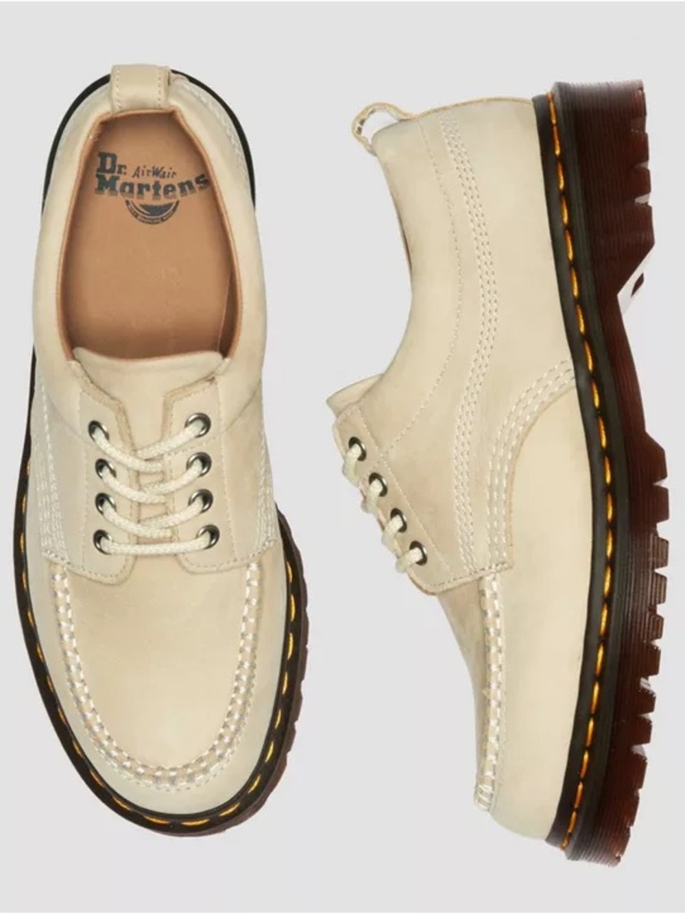 Dr. Martens LOWELL BUTTERSOFT LEATHER MOC TOE SHOES
